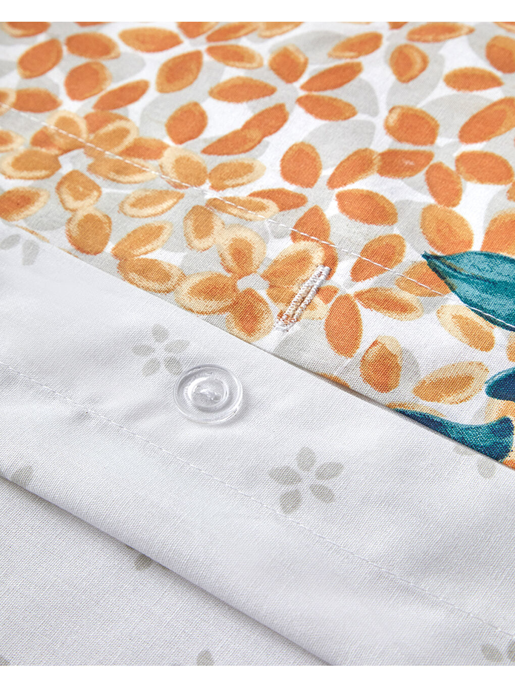 Spring Awakening Çift Taraflı Pamuklu Çift Kişilik Nevresim Seti 200x220 cm Yeşil – Kırmızı-5