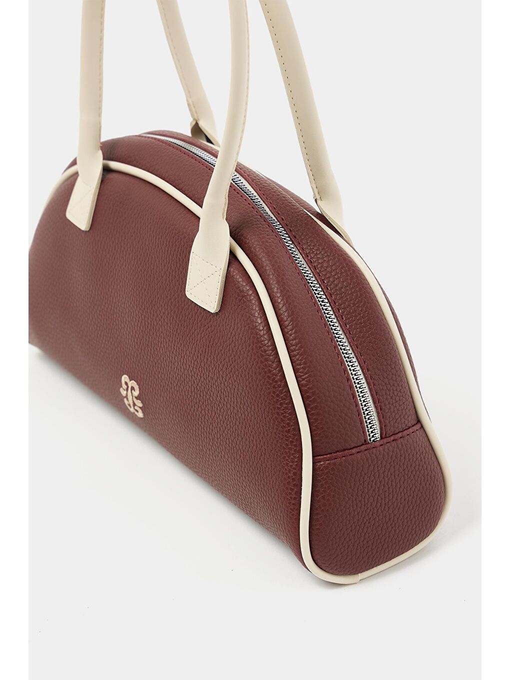 Retro El Ve Omuz Çantası Bordo-2