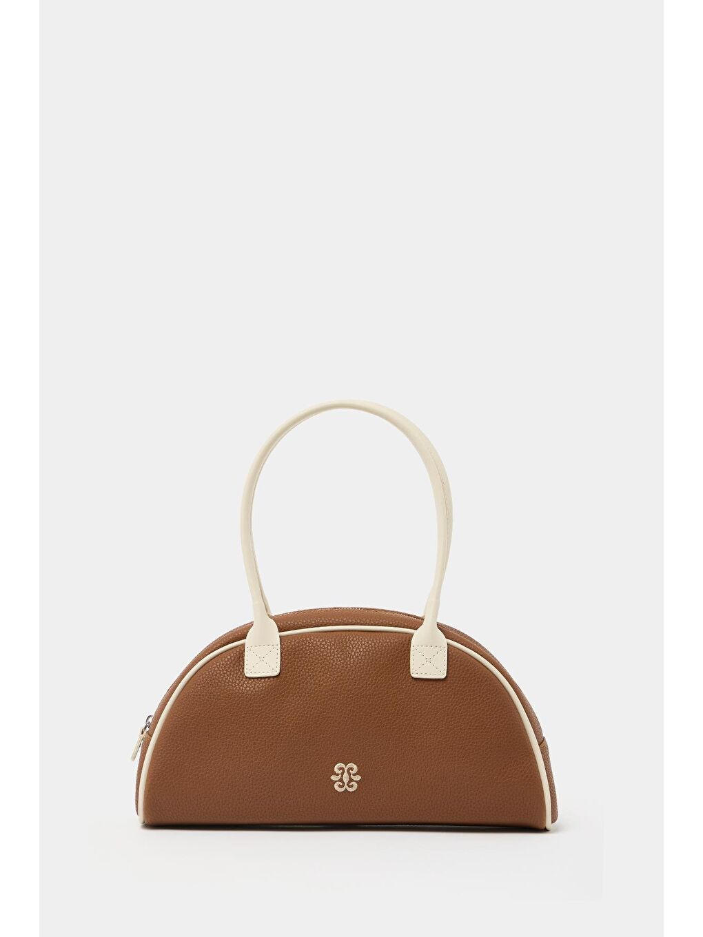 Kahverengi Retro El Ve Omuz Çantası Taba-1