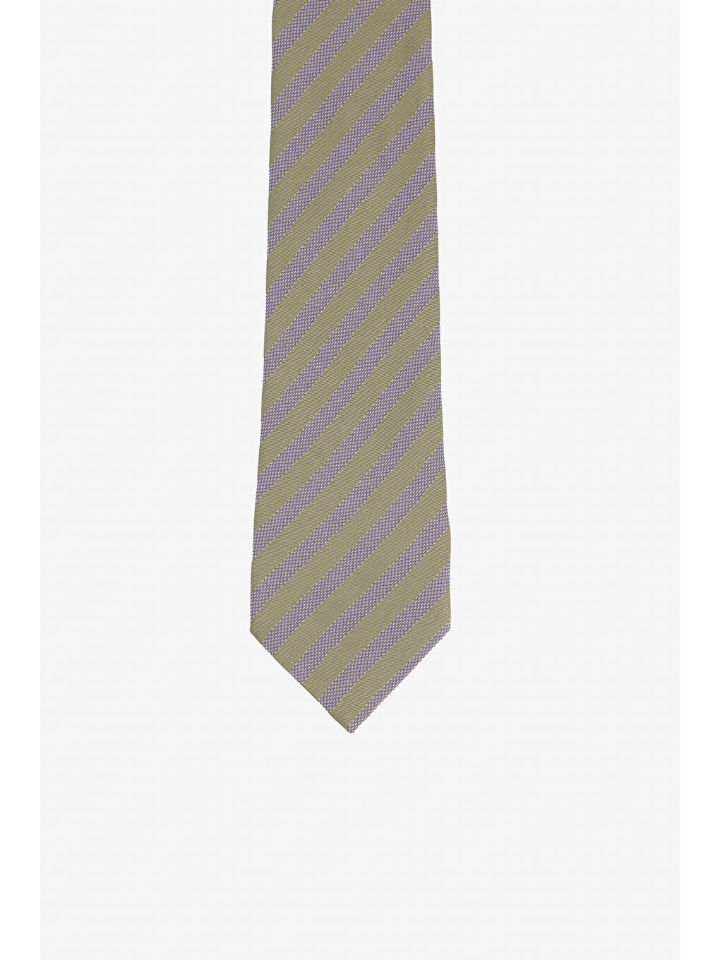 Erkek Yeşil-Lacivert Desenli Lacivert Yeşil Klasik Kravat-1