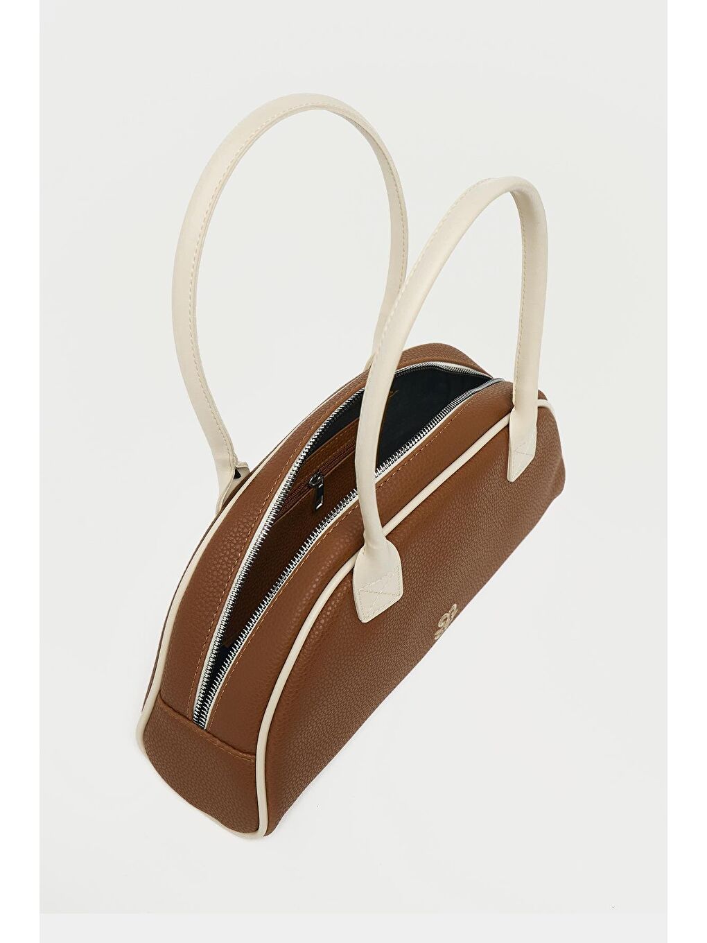 Kahverengi Retro El Ve Omuz Çantası Taba-4