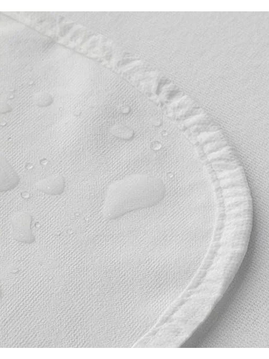 Fresh Touch Sıvı Geçirmez Çift Kişilik Yatak Koruyucu Alez Beyaz-2