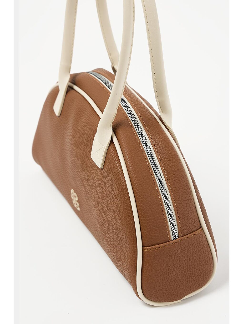 Kahverengi Retro El Ve Omuz Çantası Taba-5