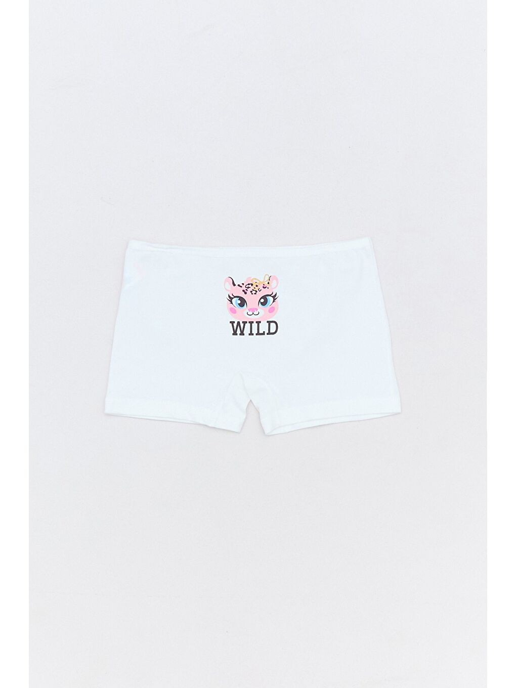 Pembe Tavşan Baskılı 3 Lü Kız Çocuk Boxer-2