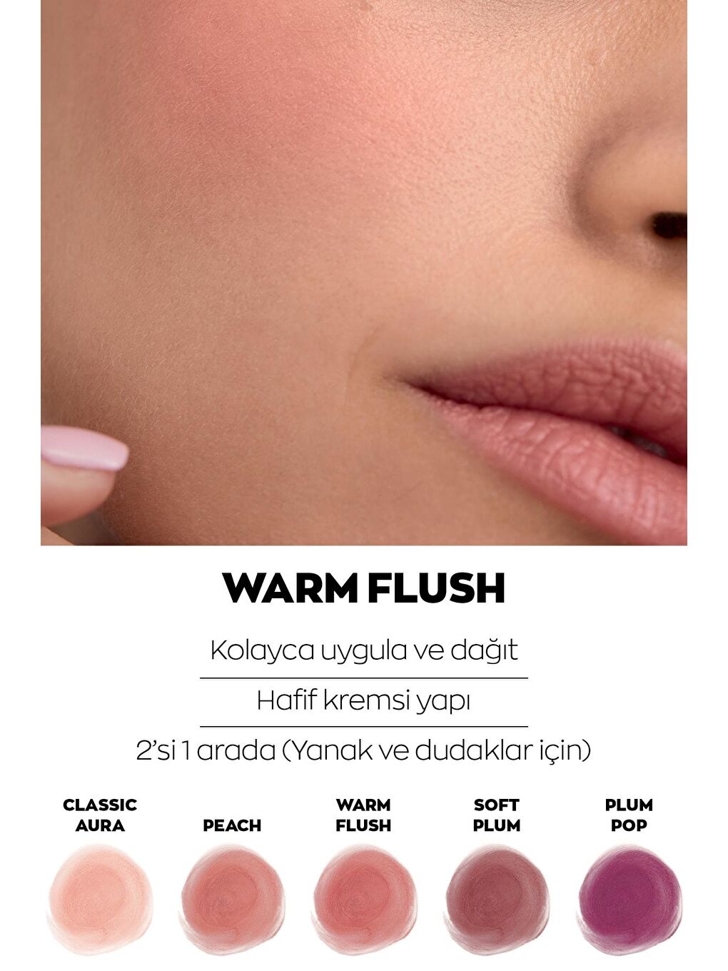 AVON Renksiz Cream Blush Krem Allık 2.4 gr. Warm Flush - 1