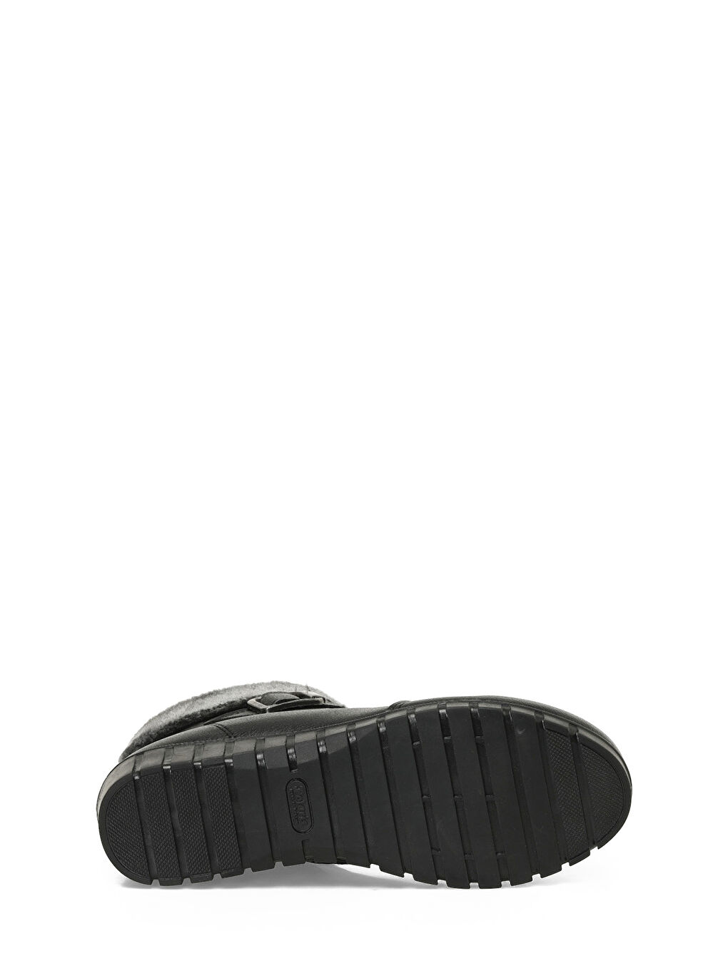 165124.Z4PR Siyah Kadın Düz Bot-5