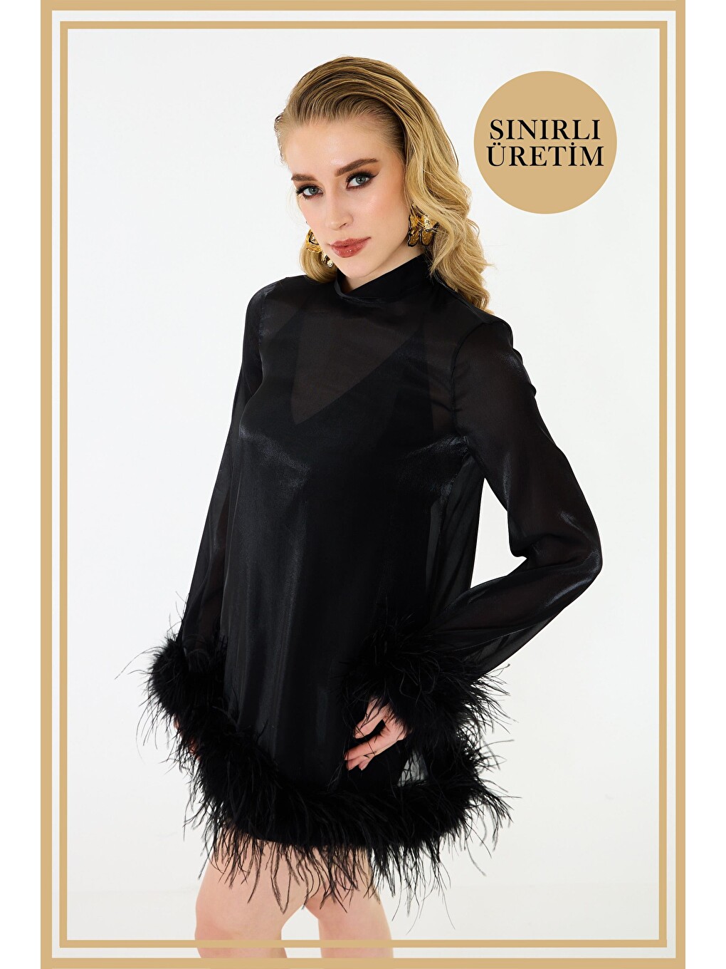 Limited Edition | Blair Siyah Mini Elbise-1