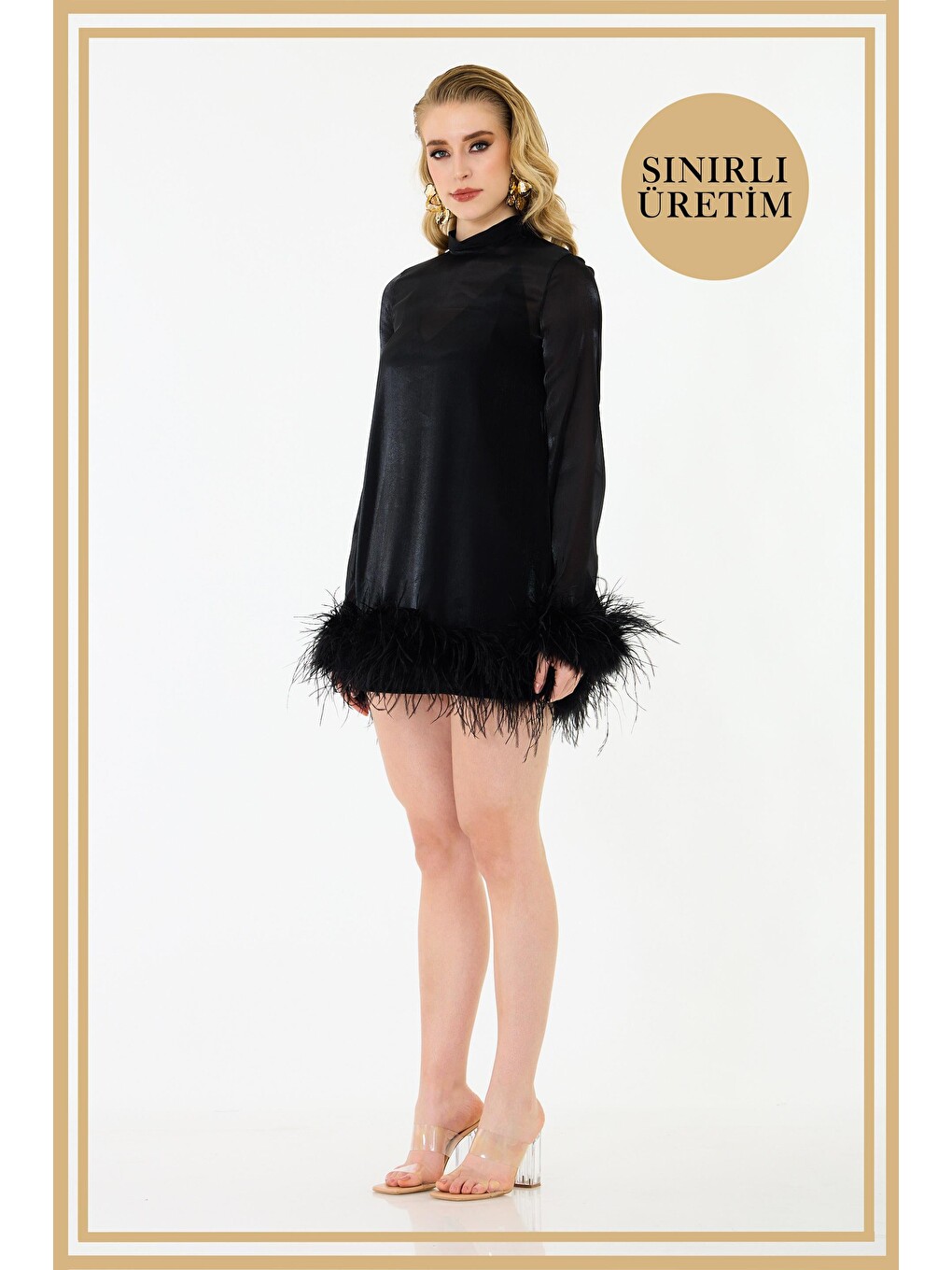 Limited Edition | Blair Siyah Mini Elbise-3