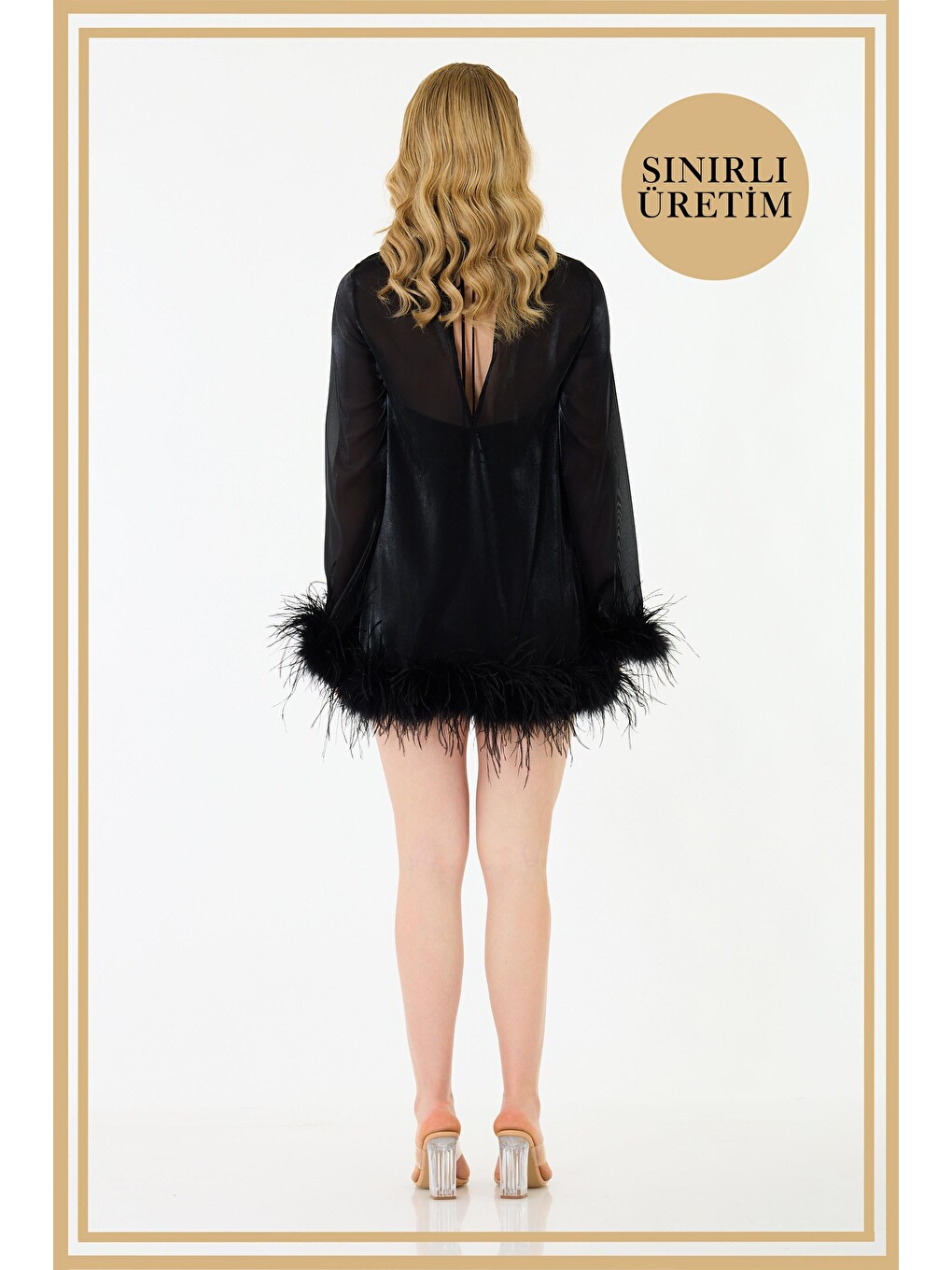Limited Edition | Blair Siyah Mini Elbise-4