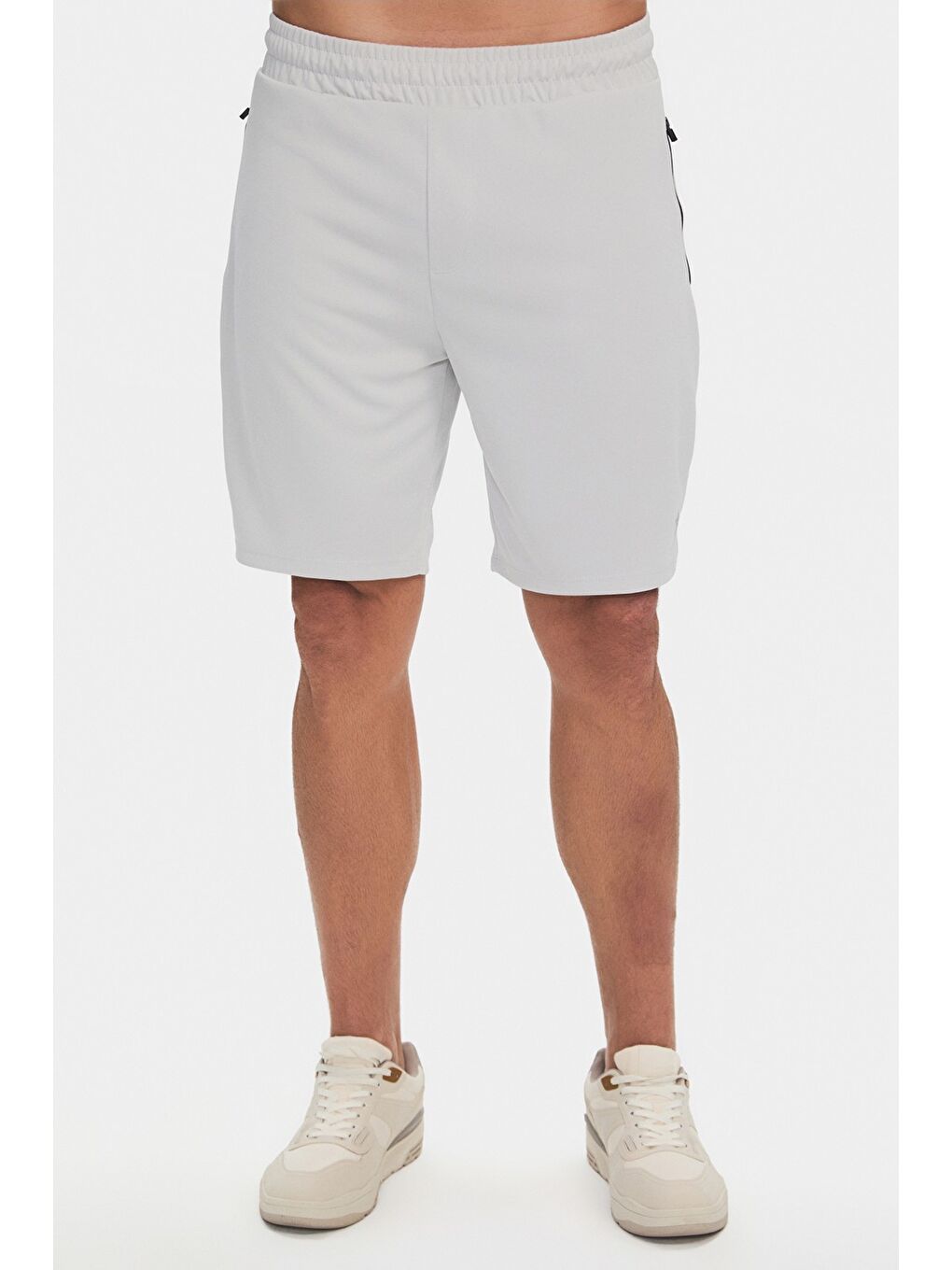 Joystar Gri Erkek Slim Fit Sporcu Şort - 1