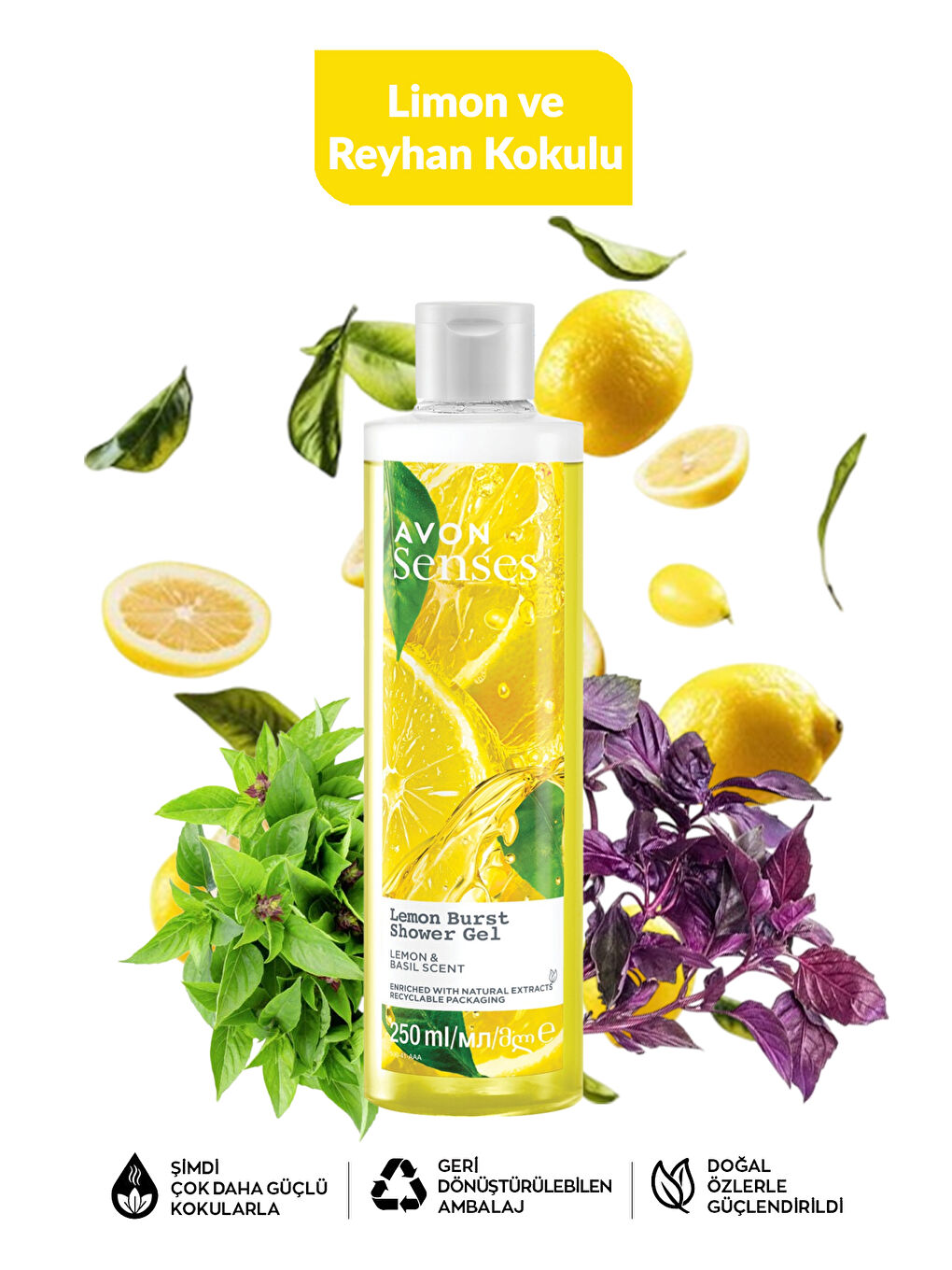 Lavanta Mandalina Oud Limon Reyhan Nane ve Deniz Kokulu Duş Jeli Paketi-2