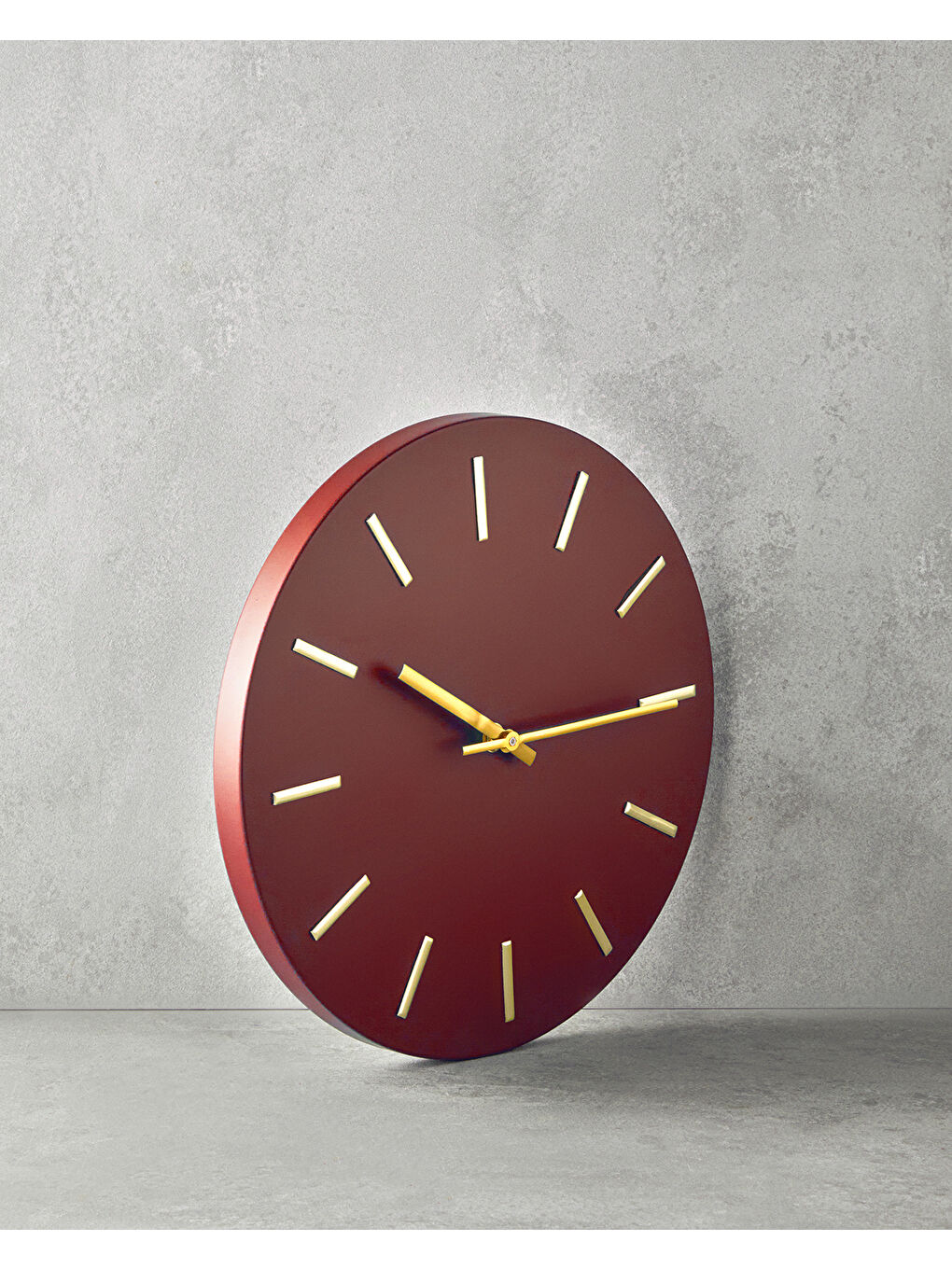 Sylvia Metal Dekoratif Duvar Saati Turuncu-1