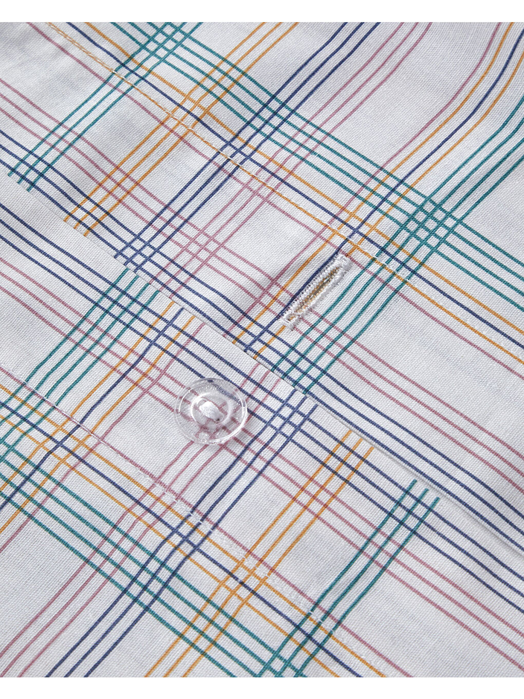 Spektrum Line Pamuklu Çift Kişilik Nevresim Seti 200x220 cm Yeşil-Mavi-4