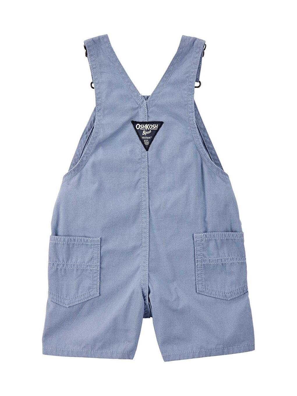 Mavi Erkek Bebek Salopet Şort-1