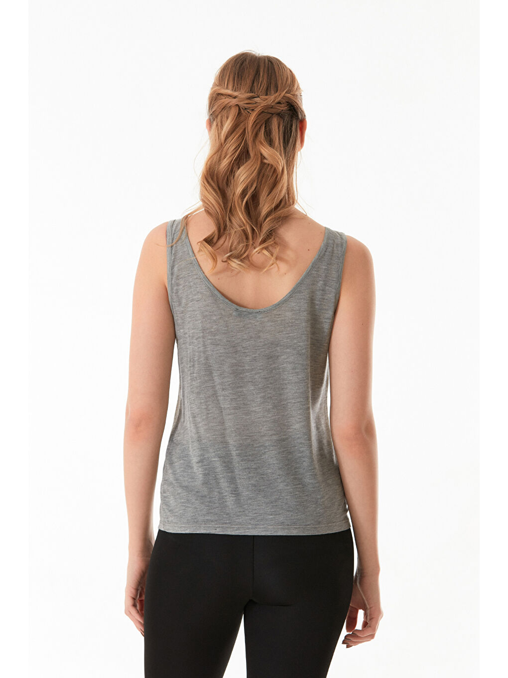 Gri Basic Kalın Askılı Body-2