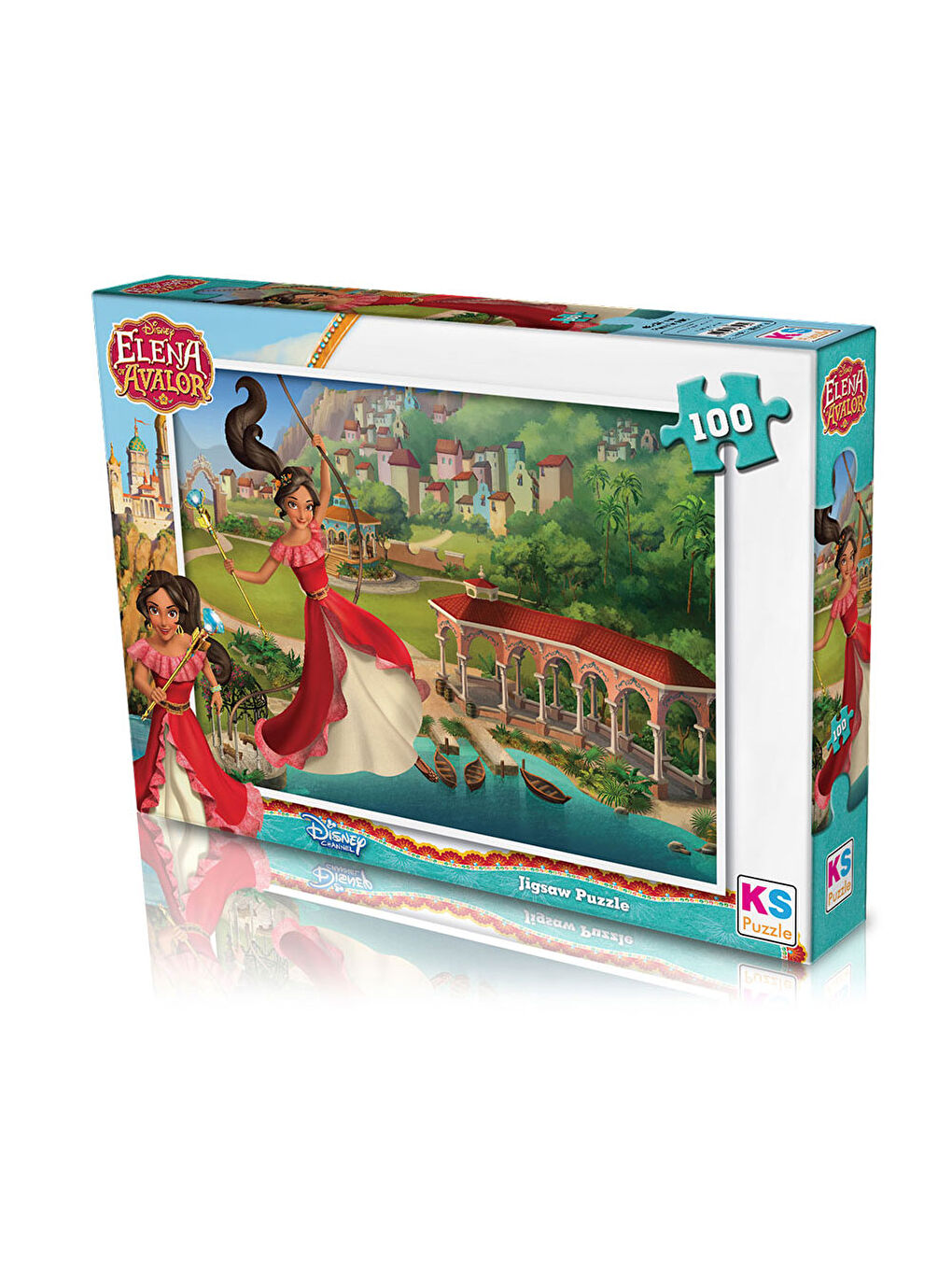 KS GAMES Renksiz Elana Puzzle 100 Parça Eln714