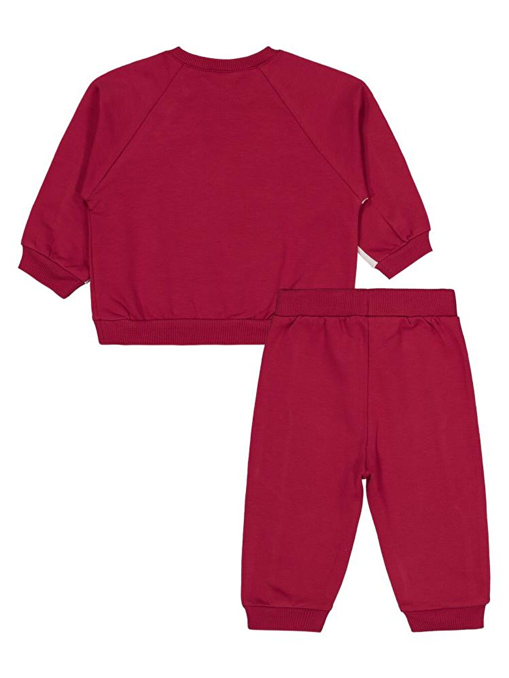 Baby Restless Baskılı 6-18 Ay Takım - Bordo 6-9 Ay-1