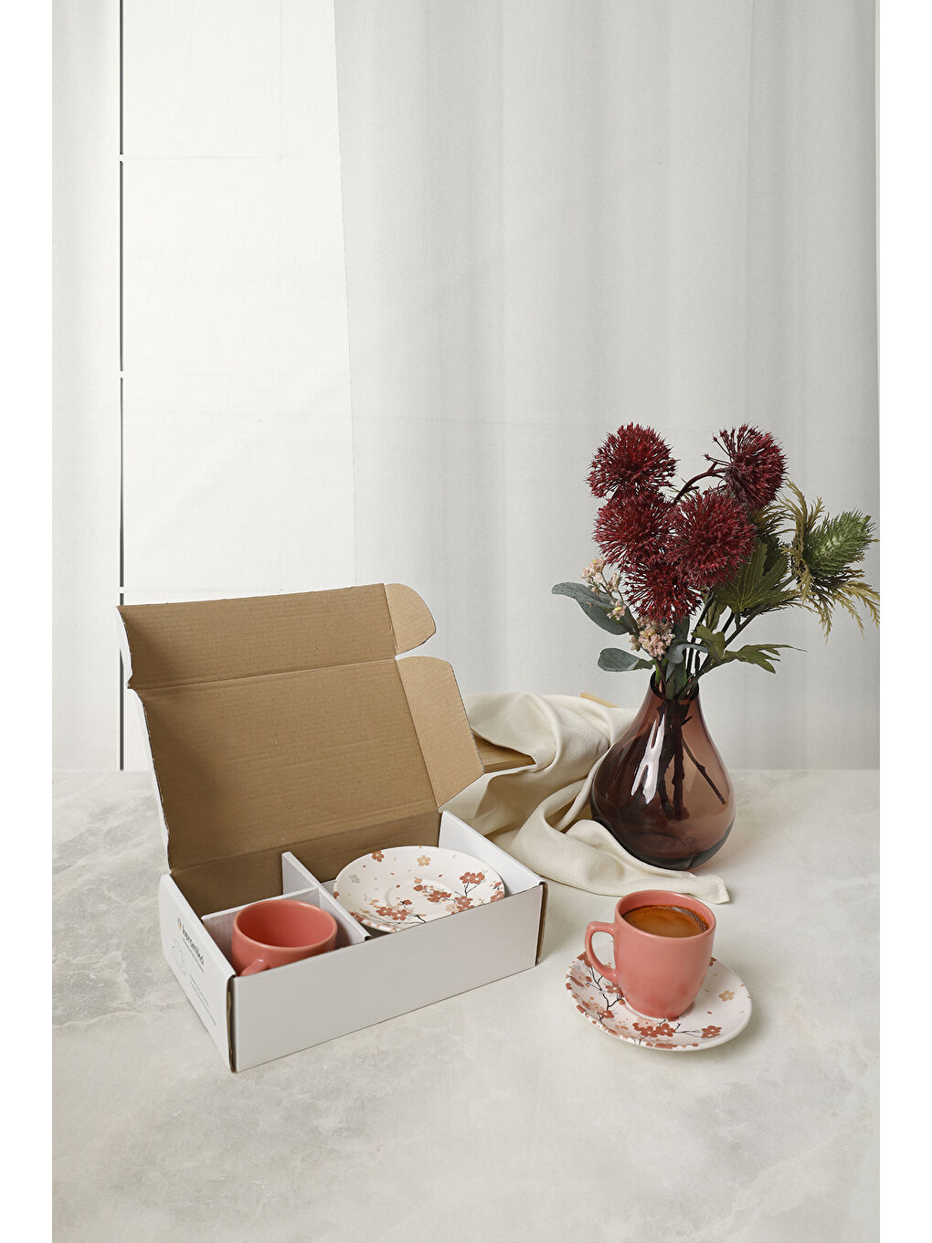 Karışık Magic Kahve Takımı 4 Parça 2 Kişilik-3