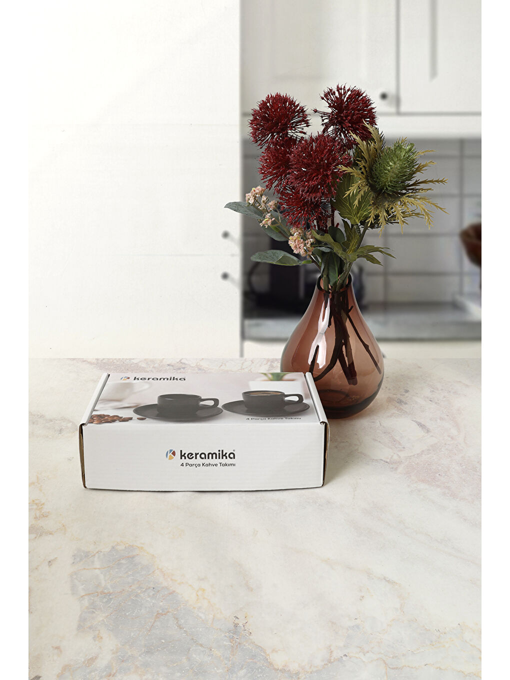 Karışık Magic Kahve Takımı 4 Parça 2 Kişilik-4