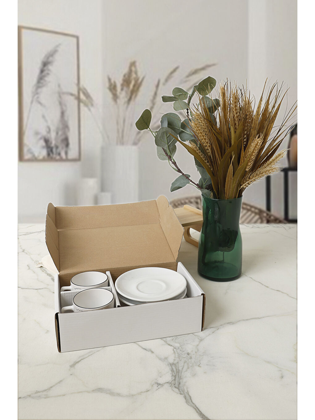 Karışık Magic Kahve Takımı 4 Parça 2 Kişilik Anıtkabir-3