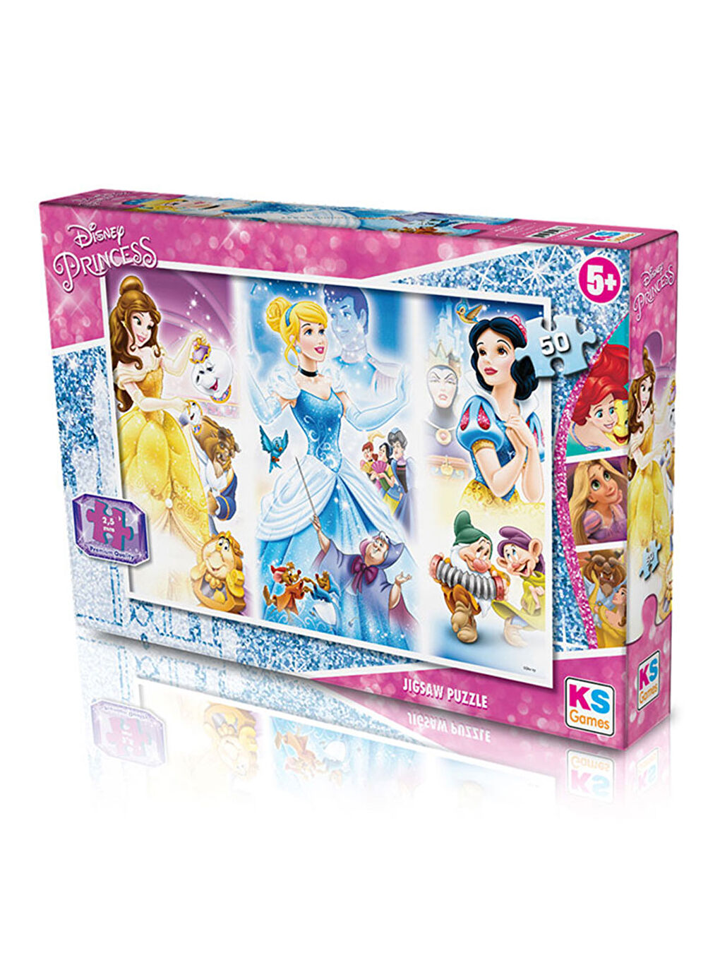 KS GAMES Renksiz Princess Puzzle 50 Parça Pr709