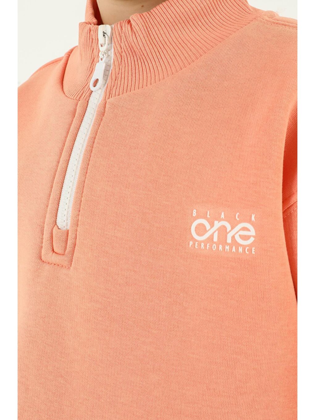 Pembe Dik Yaka Baskı Detaylı Erkek Çocuk Eşofman Takımı-4