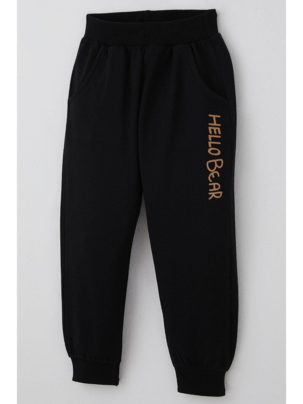 Erkek Bebek Eşofman Takımı Sevimli Bebek Ayıcık Baskılı Beyaz (9 Ay-3 Yaş)-6