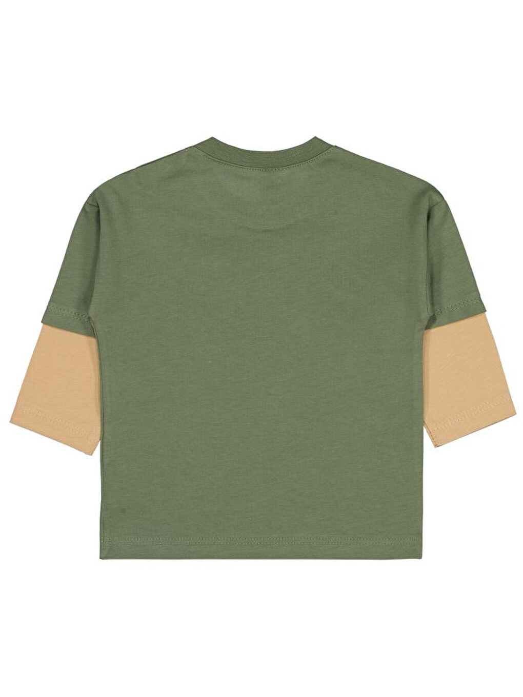 Haki Baby Dinozor Baskılı 6-18 Ay Sweatshirt