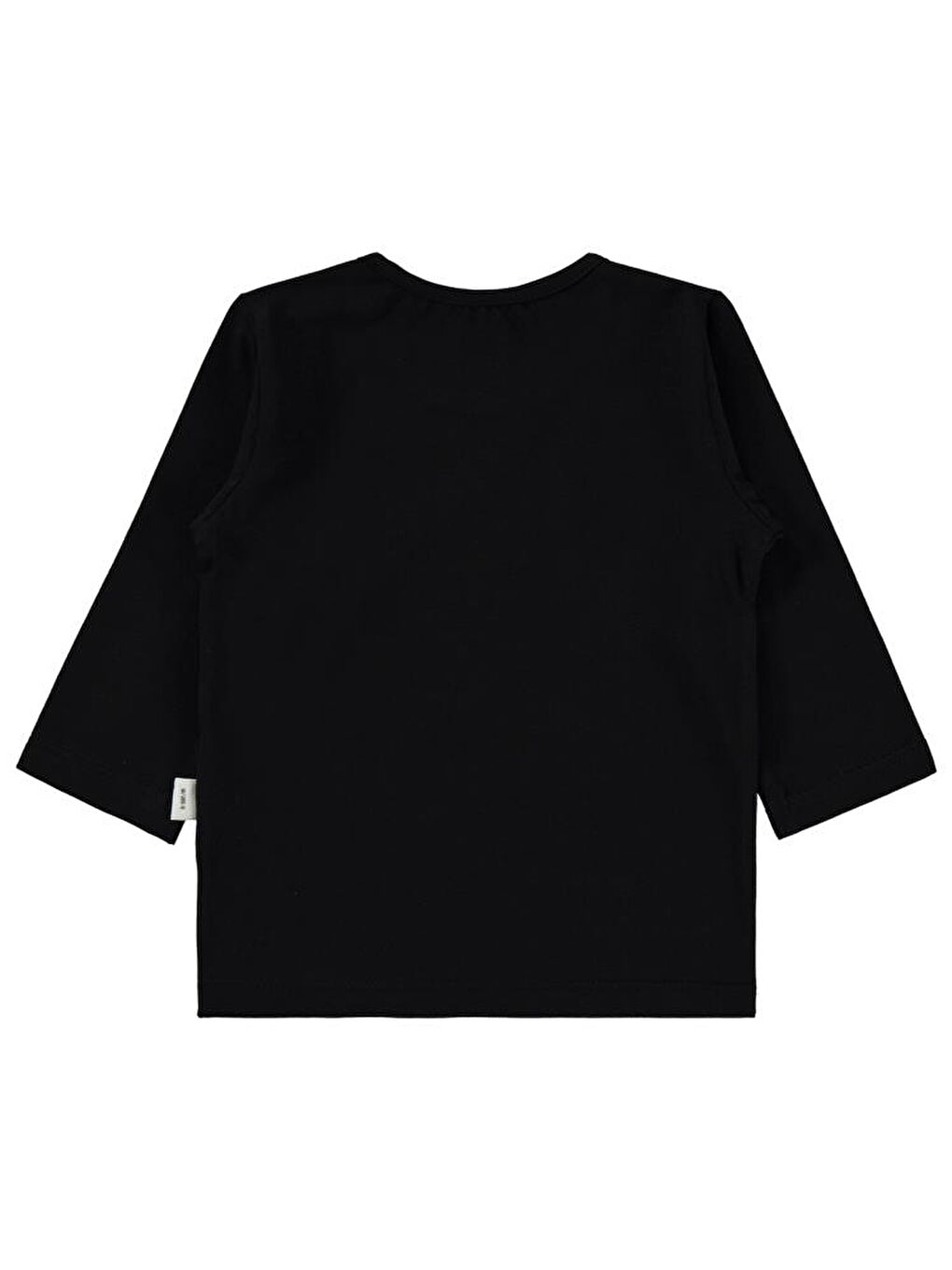 Siyah Baby Taç Kalp Baskılı 6-18 Ay Sweatshirt