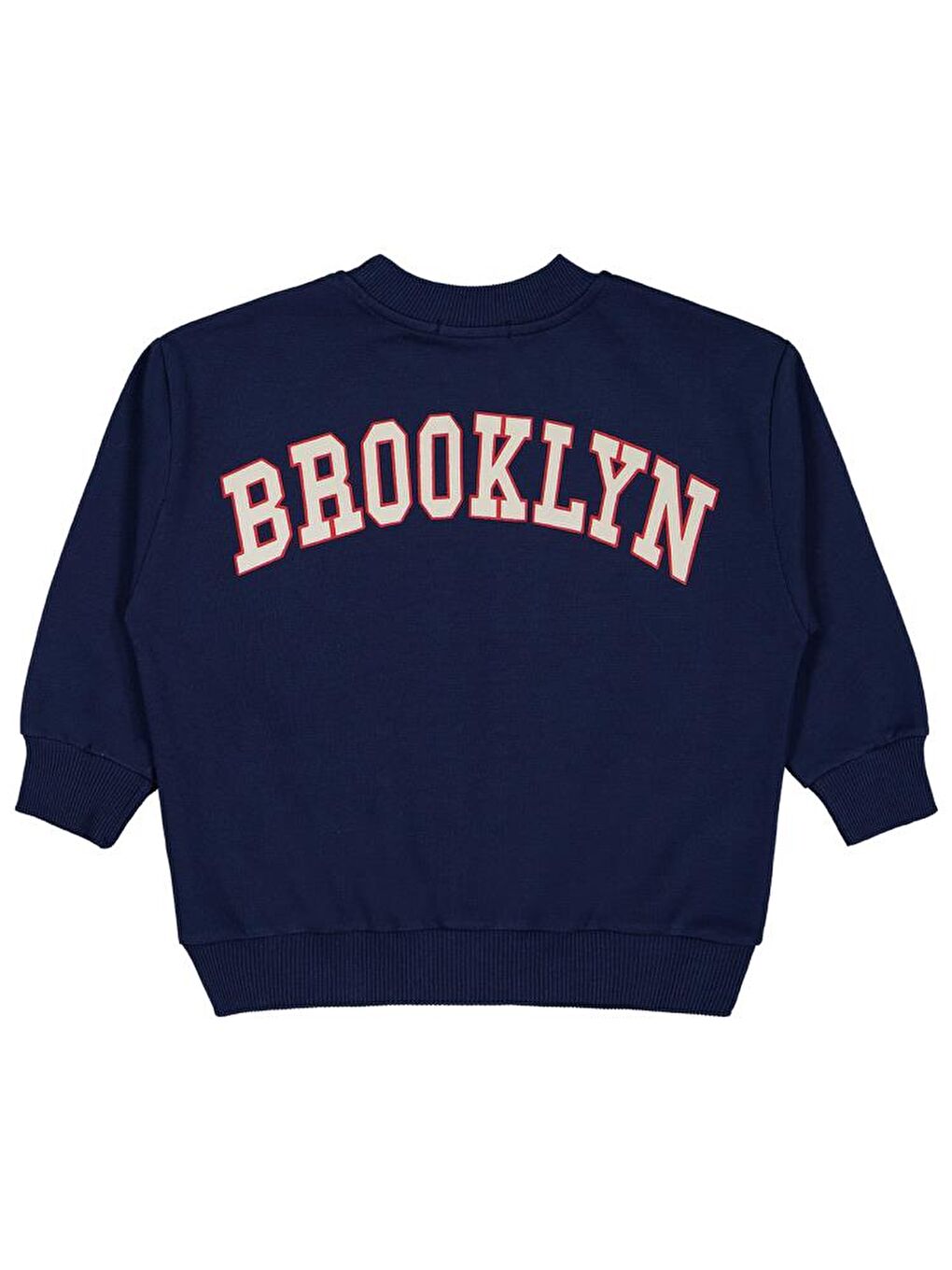 Lacivert Boys Brooklyn Baskılı 2-5 Yaş Sweatshirt-1