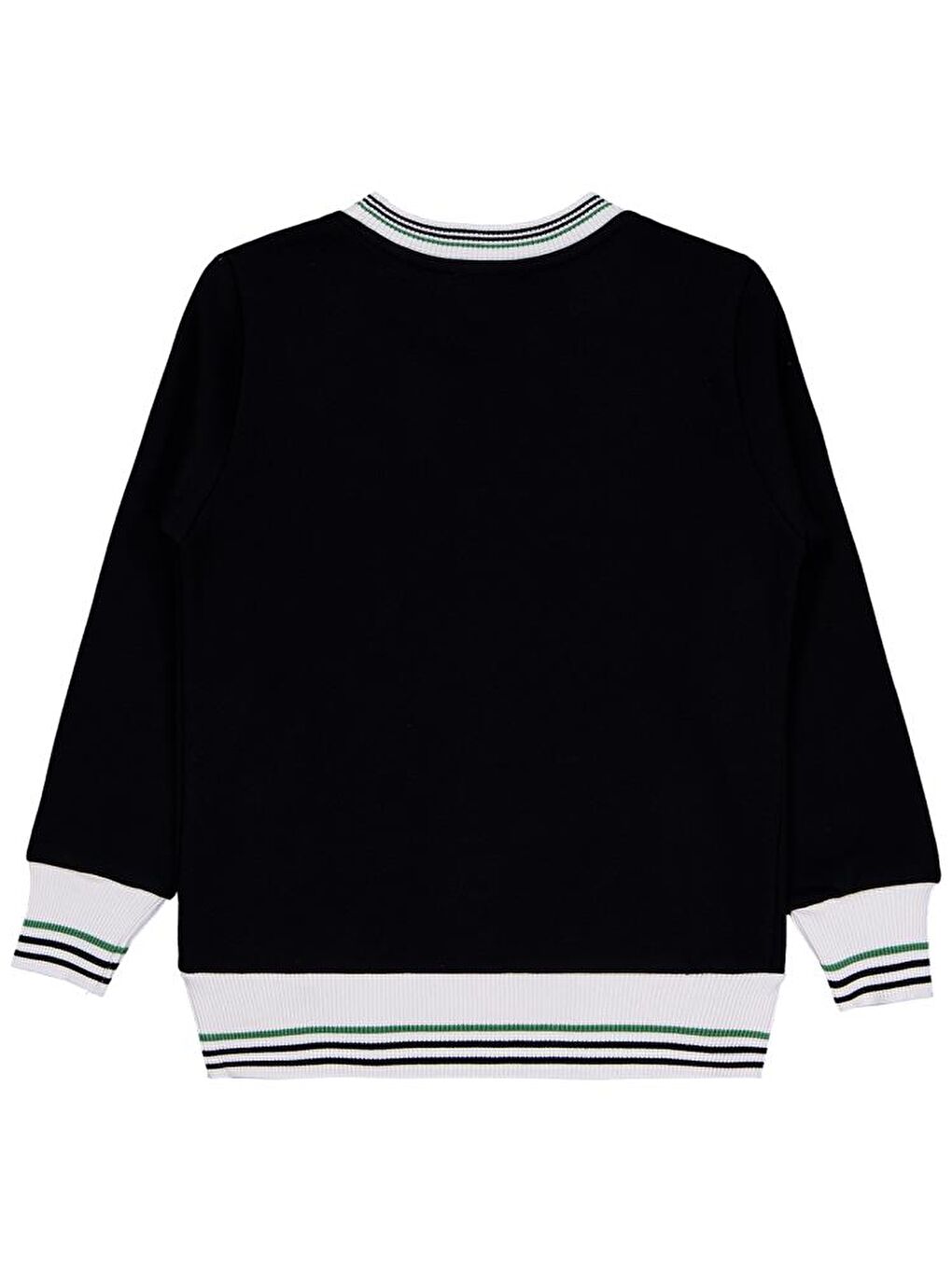 Siyah Boys Foreyer Baskılı 6-9 Yaş Sweatshirt-1