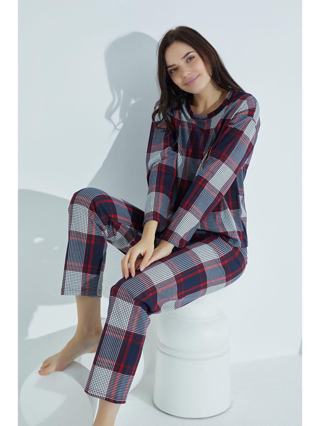 Lacivert Pijama Takim 800 -16