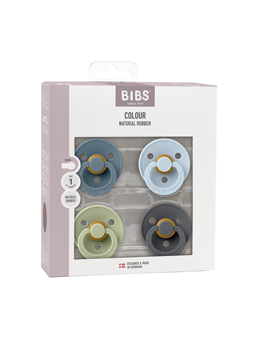 4lü Emzik Seti - Petrol/Sage/Baby Blue/Iron-0-6 Ay-1