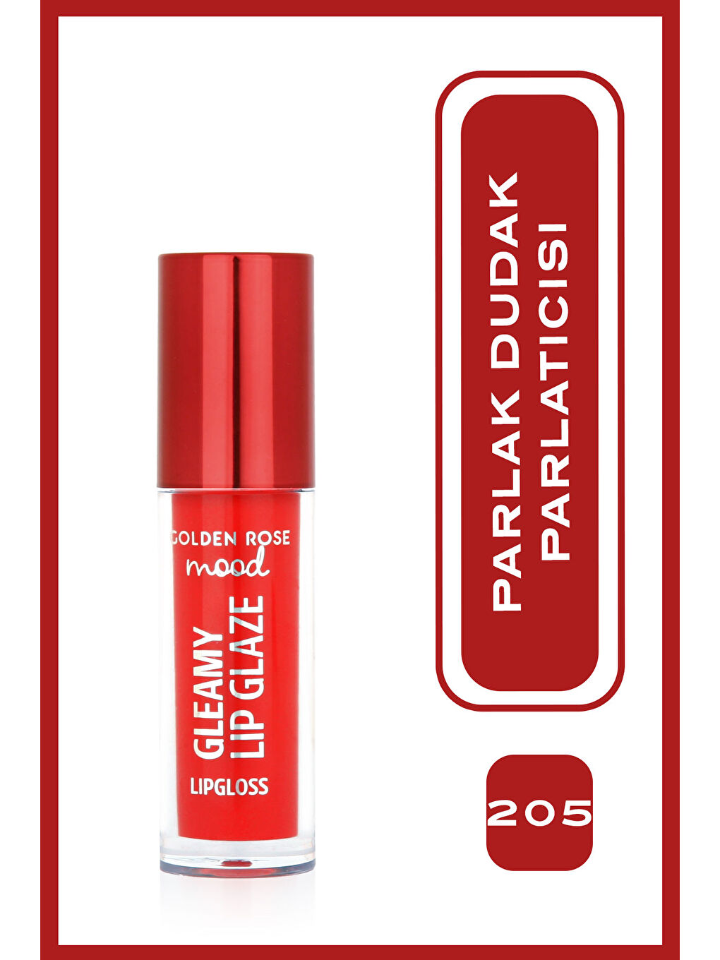 Mood Gleamy Lip Glaze Dudak Parlatıcısı No:205 Cherry Pop