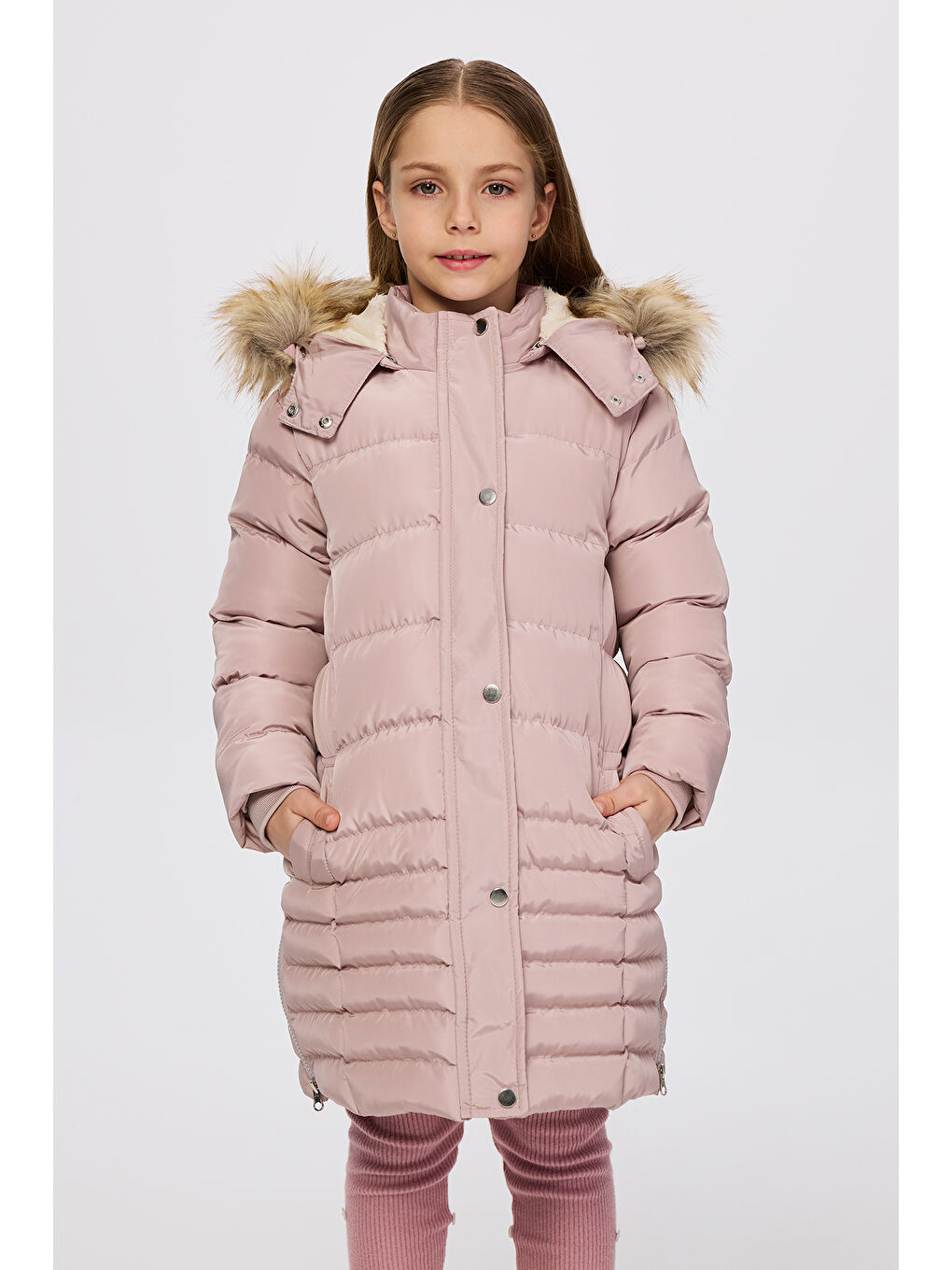 Kız Çocuk Kapitone Lila Kaban-5