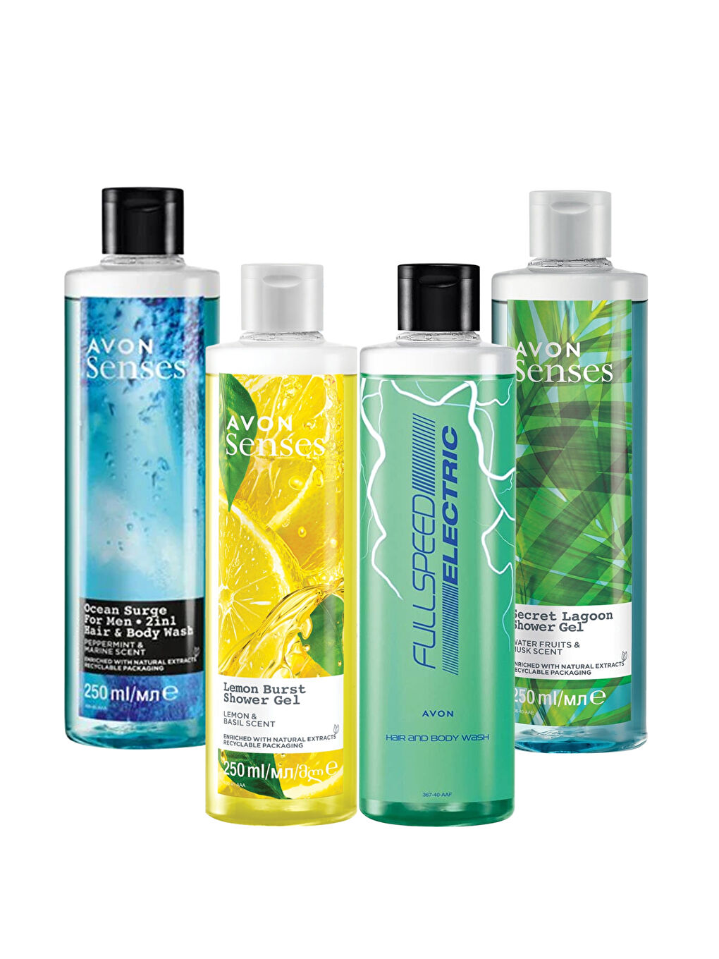 Limon Reyhan Misk Lavanta Nane ve Deniz Kokulu Duş Jeli Paketi