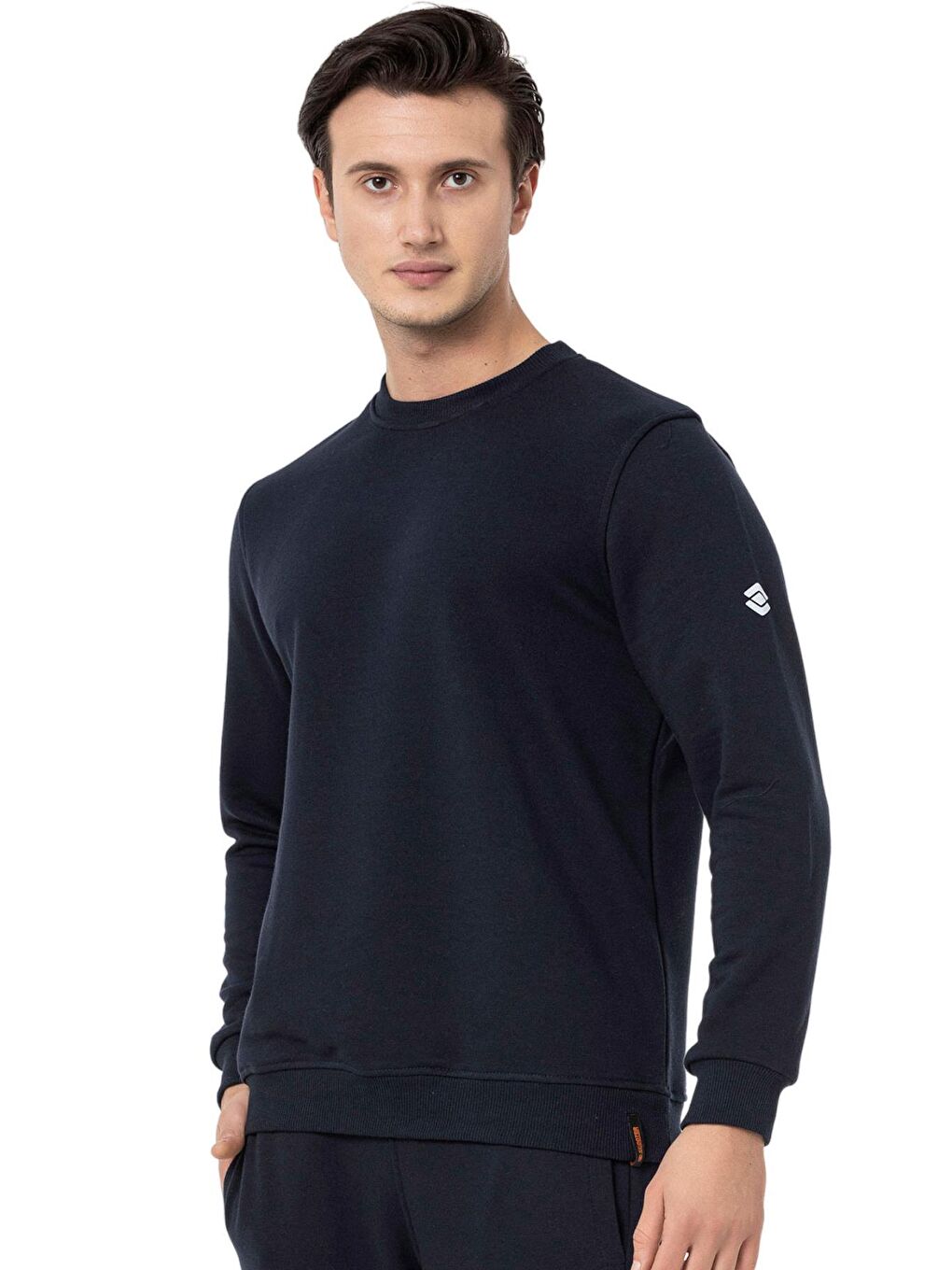 Scooter Lacivert Bisiklet Yaka Lacivert Erkek Sweatshirt M1515TL