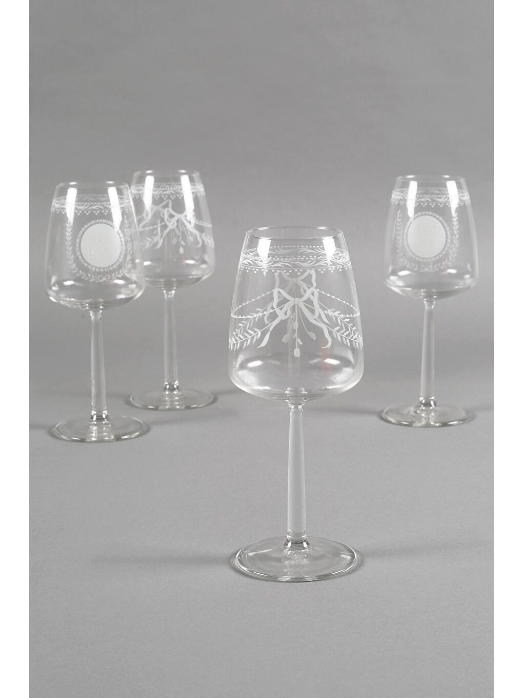 Renksiz C'est La Vie 4'lü Su Kadehi Seti 430 cc-2