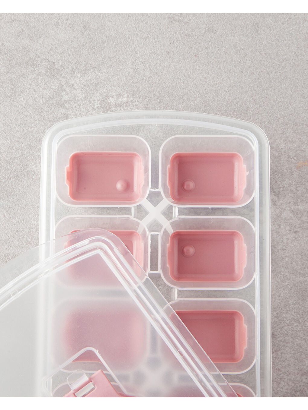Virginie Plastik Buz Kalıbı 24x10 cm Pembe-4
