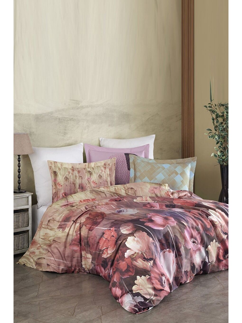 Karışık Lyocell Tek Kişilik Nevresim Takımı Mırable