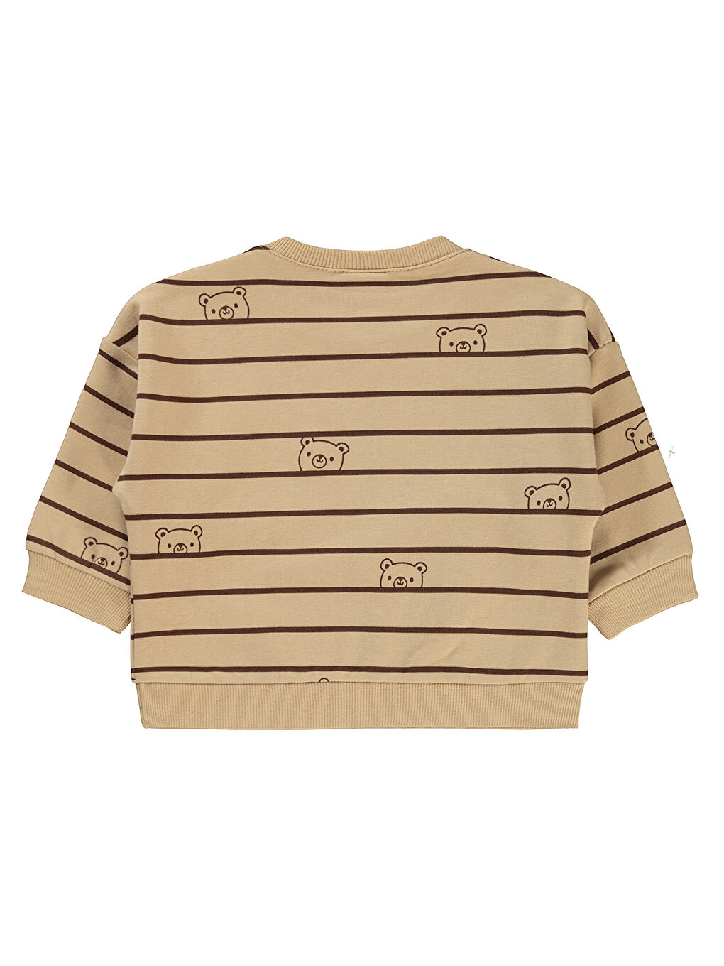 Civil Kahverengi Baby Erkek Bebek Sweatshirt 6-18 Ay Sütlü Kahve - 1