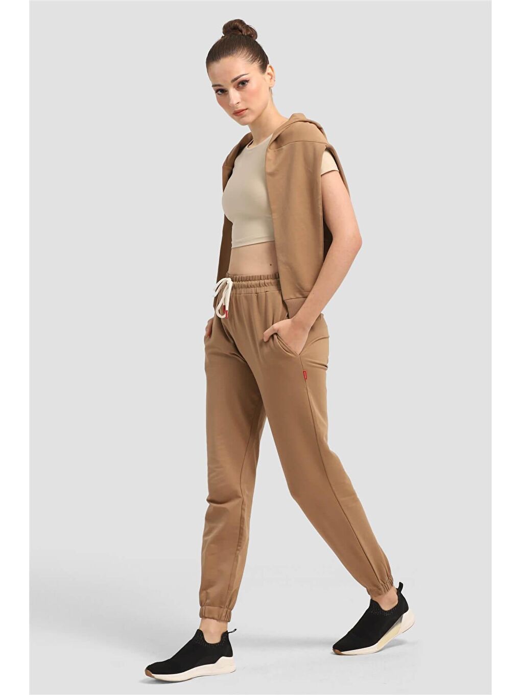 Jogger Kahverengi Eşofman Altı-1