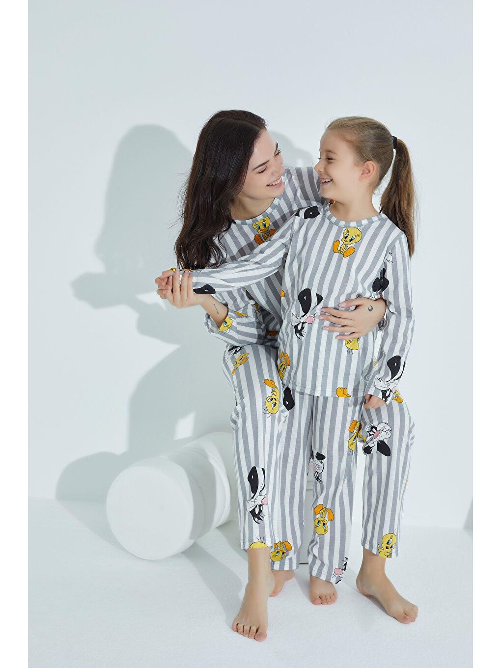 Beyaz Pijama Takım 800 -3