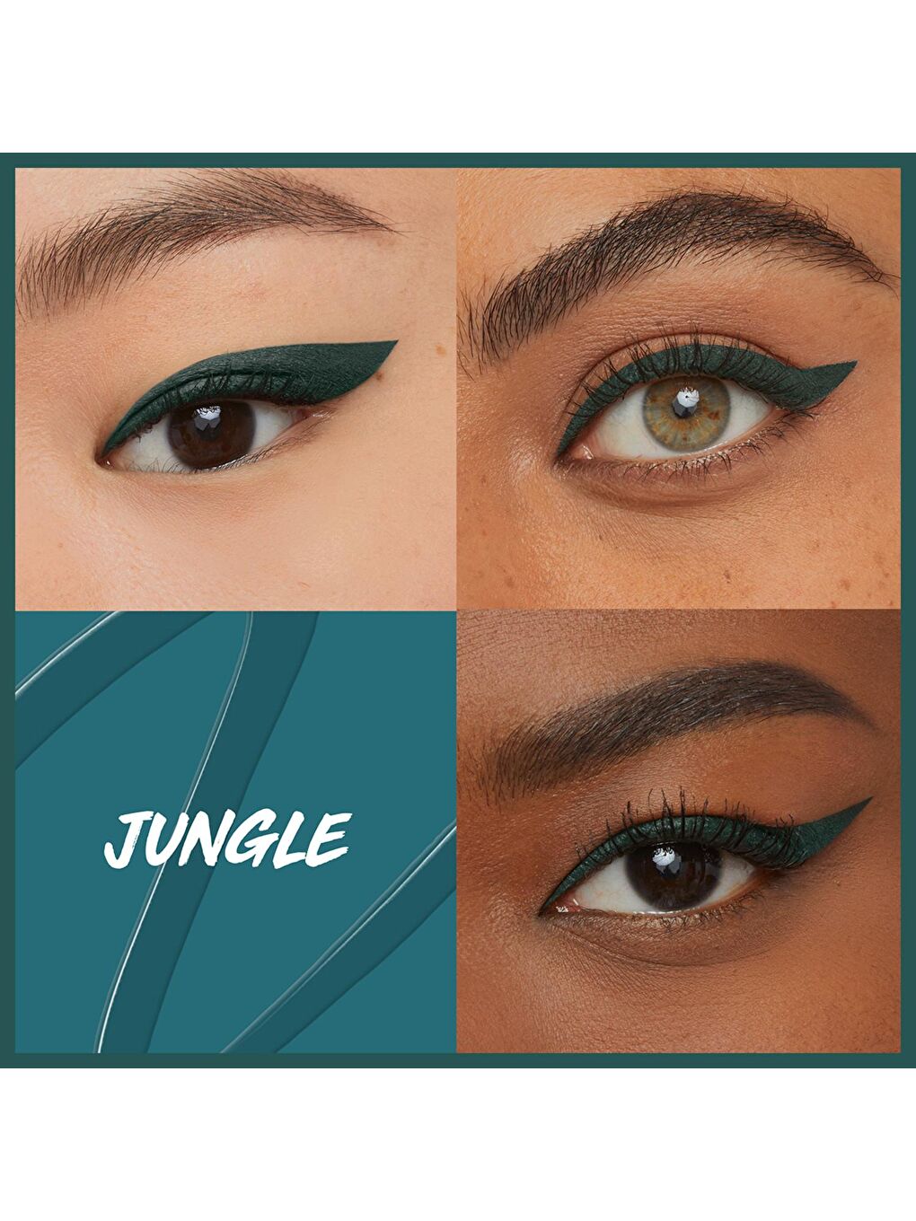 MAYBELLINE NEWYORK Yeşil Hyper Precise All Day Eyeliner- 730 Jungle - 1