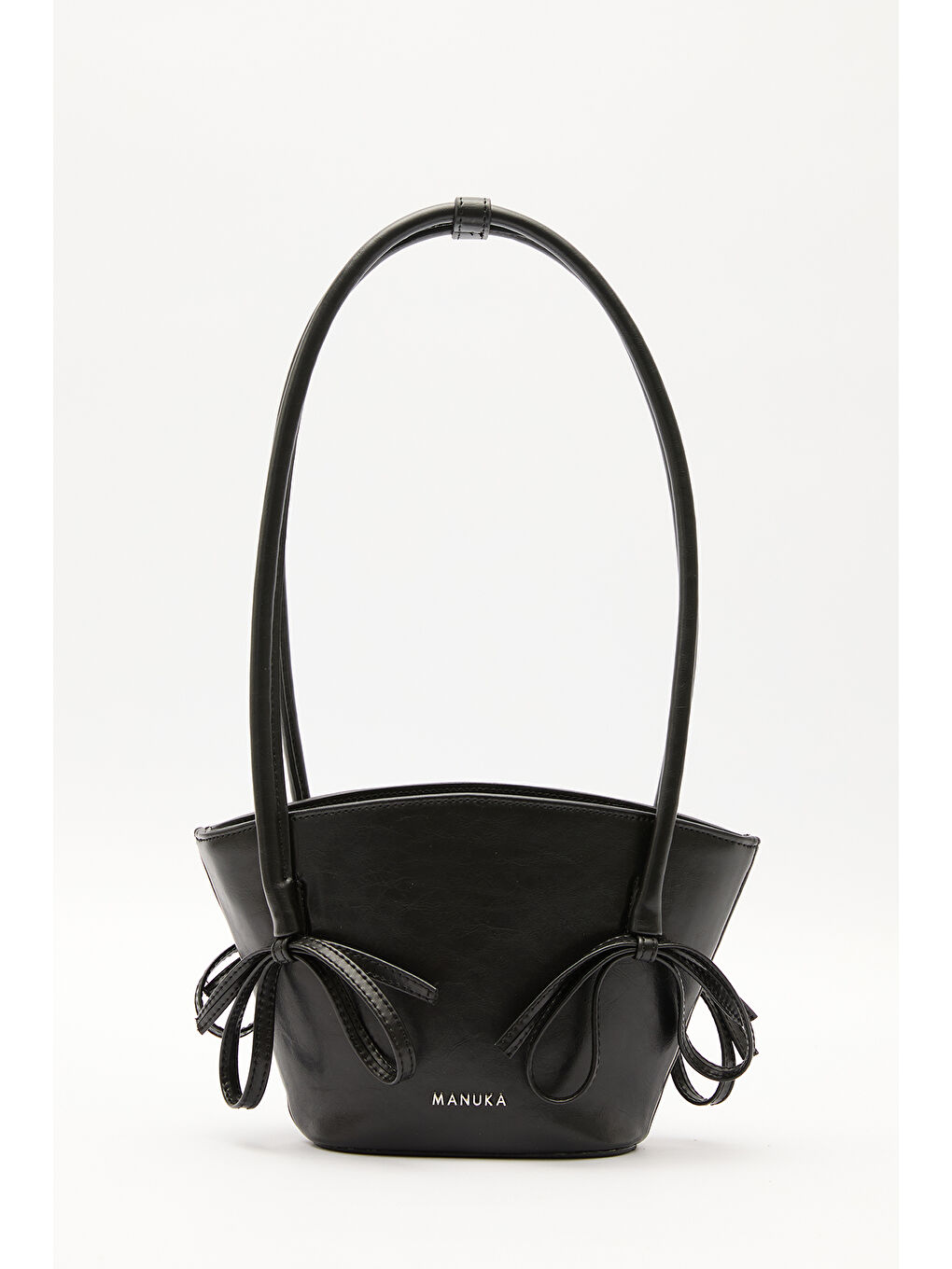 Siyah Sandy Fiyonklu Mini Çanta Black Truffle