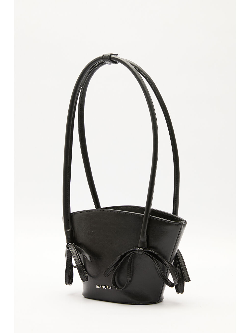 Siyah Sandy Fiyonklu Mini Çanta Black Truffle-1