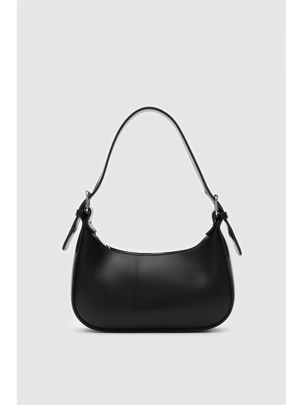 Muse Oval Baget Çanta Siyah