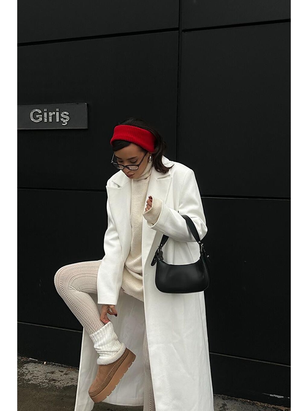 Muse Oval Baget Çanta Siyah-9