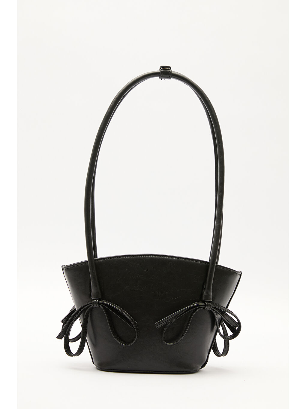 Siyah Sandy Fiyonklu Mini Çanta Black Truffle-7