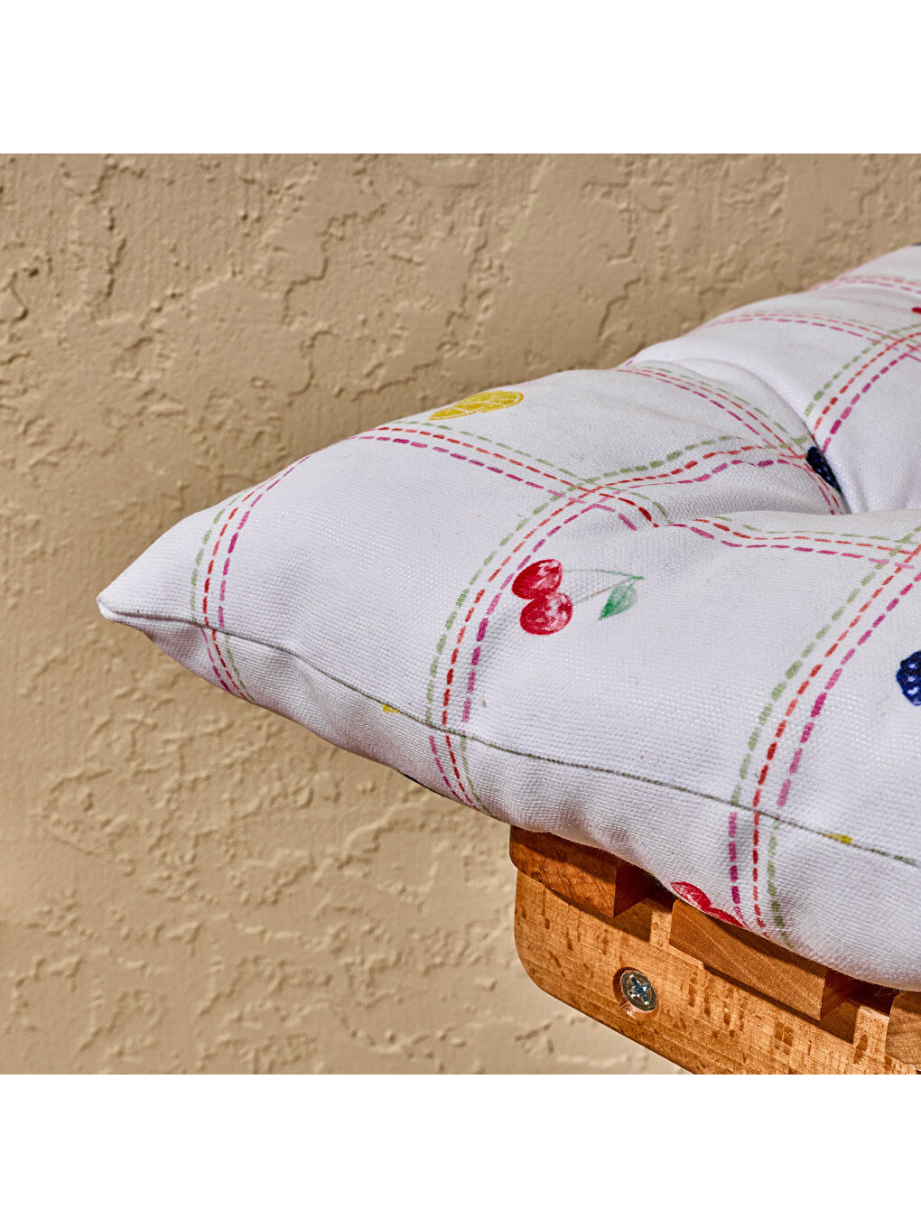 Soft Mila Sandalye Minderi - Ekru - 40x40 cm-2